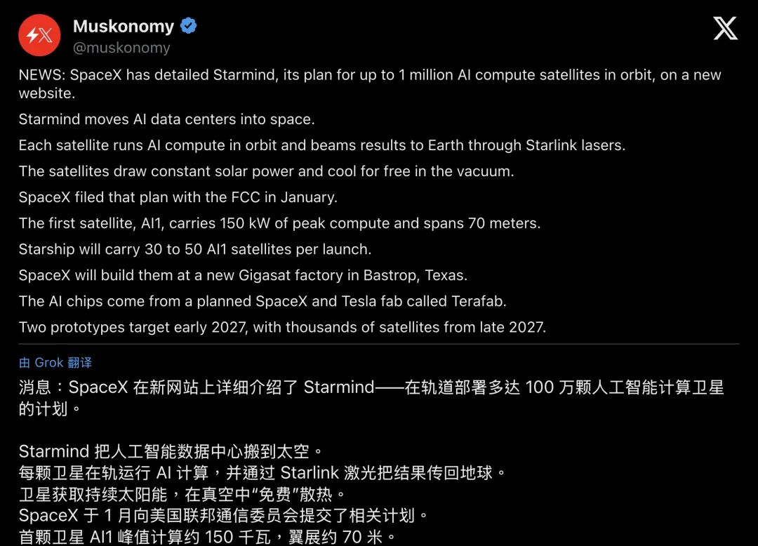 Muskonomy新闻汇总(分段1)